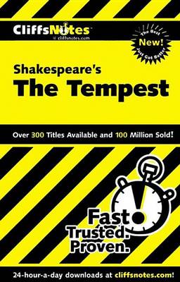 Book cover for Cliffsnotes on Shakespeare's the Tempest