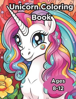 Book cover for Unicorn Coloring Book