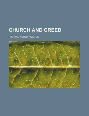 Book cover for Church and Creed