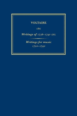 Cover of Complete Works of Voltaire 18C