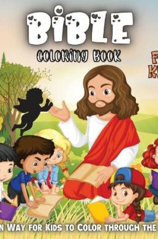 Cover of Bible Coloring Book For Kids