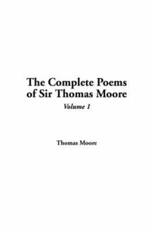 Cover of The Complete Poems of Sir Thomas Moore