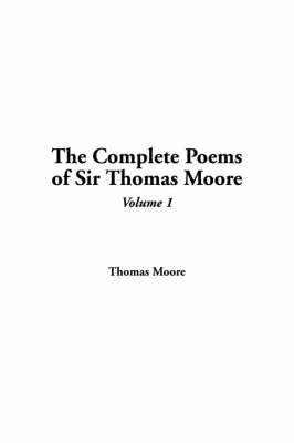 Book cover for The Complete Poems of Sir Thomas Moore