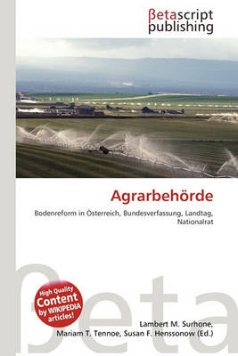 Cover of Agrarbehrde