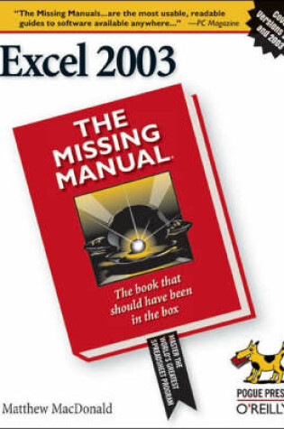 Cover of Excel 2003 the Missing Manual