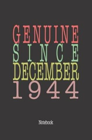 Cover of Genuine Since December 1944