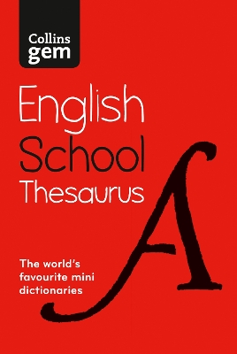 Book cover for Collins Gem School Thesaurus