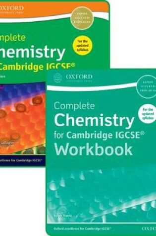 Cover of Complete Chemistry for Cambridge IGCSE (R) Student Book and Workbook Pack