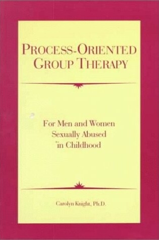 Cover of Process-Oriented Group Therapy