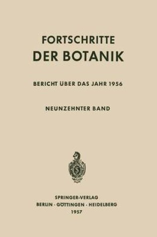 Cover of Bericht Uber Das Jahr 1956