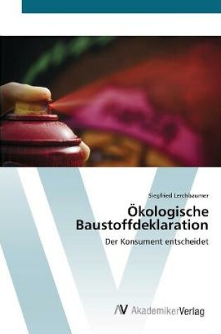 Cover of OEkologische Baustoffdeklaration