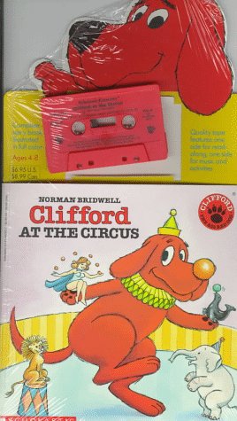 Book cover for Clifford at the Circus Book & Cassette