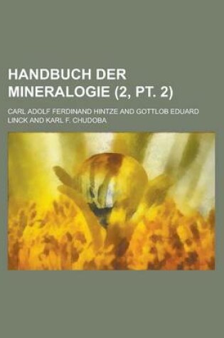 Cover of Handbuch Der Mineralogie (2, PT. 2 )