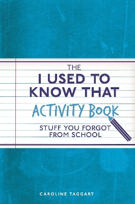 Cover of The I Used to Know That Activity Book