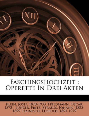 Book cover for Faschingshochzeit