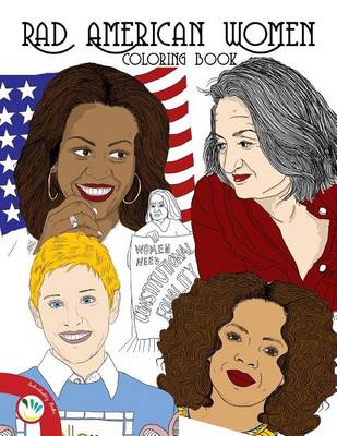 Book cover for Rad American Women Coloring Book