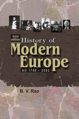 Cover of History of Modern Europe Ad 1789-2002