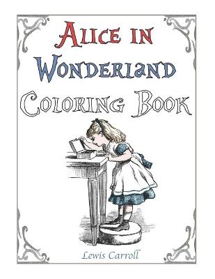 Book cover for Alice in Wonderland Coloring Book Lewis Carroll
