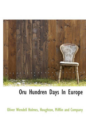Book cover for Oru Hundren Days in Europe