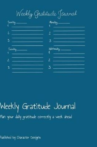 Cover of Weekly Gratitude Journal