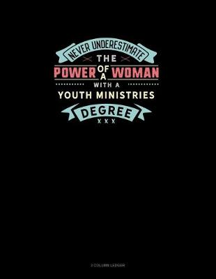 Book cover for Never Underestimate The Power Of A Woman With A Youth Ministries Degree
