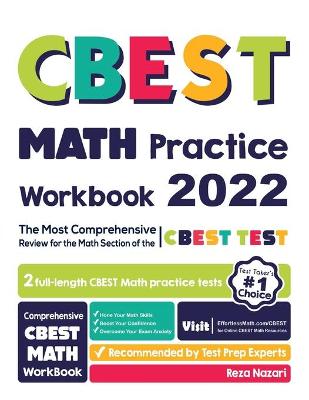 Book cover for CBEST Math Practice Workbook