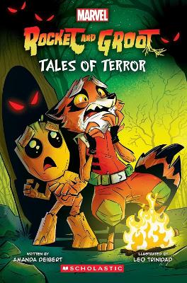 Book cover for Rocket and Groot Graphic Novel #2: Tales of Terror