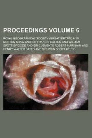 Cover of Proceedings Volume 6