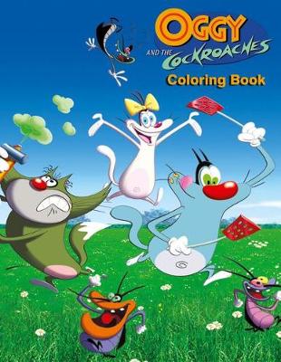 Book cover for Oggy and the Cockroaches Coloring Book