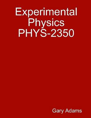 Book cover for Experimental Physics: PYHS-2350