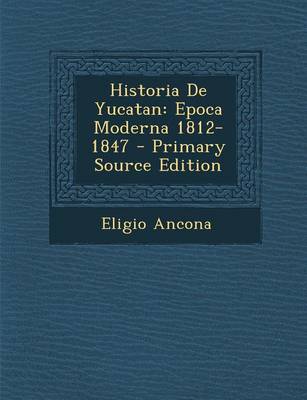 Book cover for Historia de Yucatan