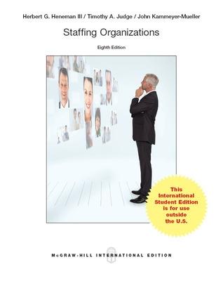 Book cover for Staffing Organizations (Int'l Ed)