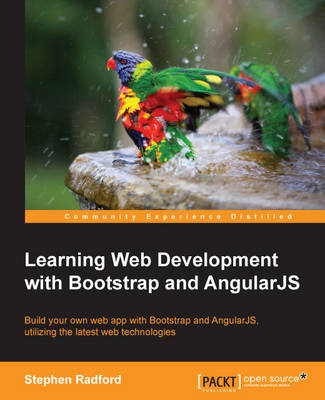 Book cover for Learning Web Development with Bootstrap and AngularJS