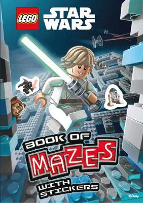 Book cover for Book of Mazes (Mazes Sticker Book)