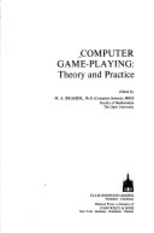 Cover of Computer Game-Playing