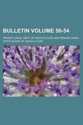 Cover of Bulletin Volume 50-54