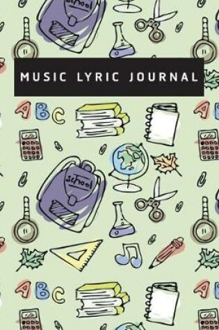 Cover of Music Lyric Journal For Kids