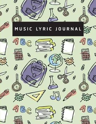 Cover of Music Lyric Journal For Kids