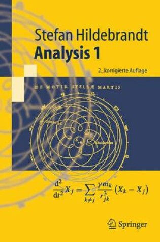 Cover of Analysis 1