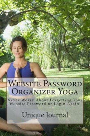 Cover of Website Password Organizer Yoga