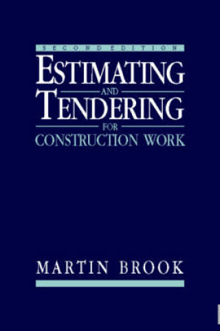 Cover of Estimating and Tendering in Construction Work