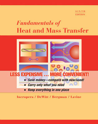 Book cover for Fundamentals of Heat and Mass Transfer, 6th Edition Binder Ready Version