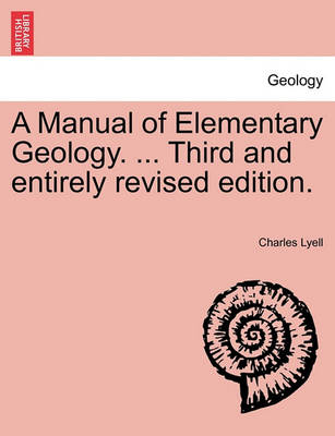 Book cover for A Manual of Elementary Geology. ... Third and entirely revised edition.