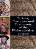 Book cover for Textiles, Costumes and Ornaments of the Western Himalayas