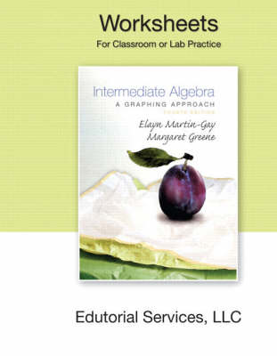 Book cover for Worksheets  for Intermediate Algebra