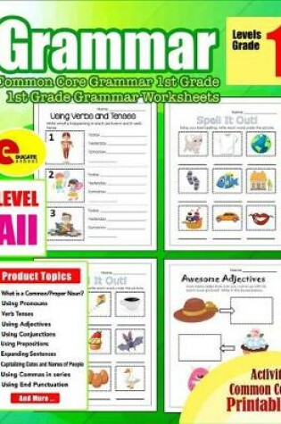 Cover of Grammar 1st Grade