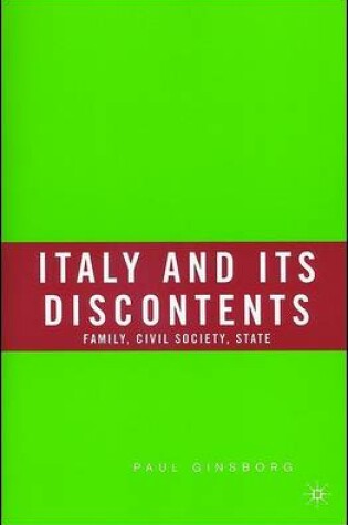 Cover of Italy and it's Discontents