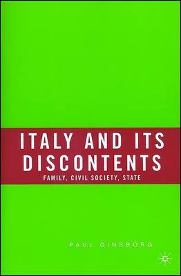 Book cover for Italy and it's Discontents