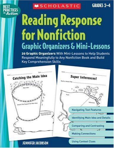 Book cover for Reading Response for Nonfiction Graphic Organizers & Mini-Lessons