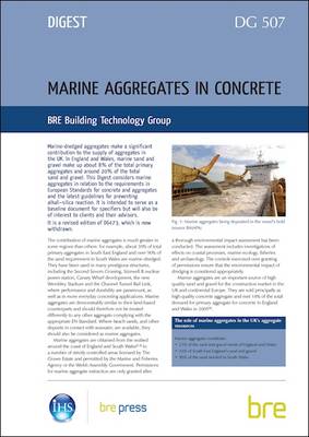 Book cover for Marine Aggregates in Concrete